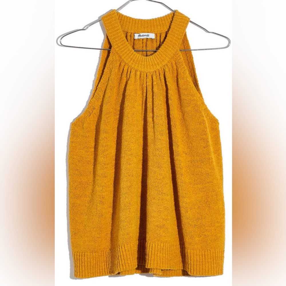 Madewell gathered sweater tank